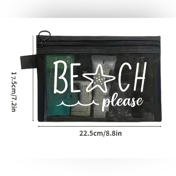 Mesh Toiletry Bag NWOT - Picture 2 of 2